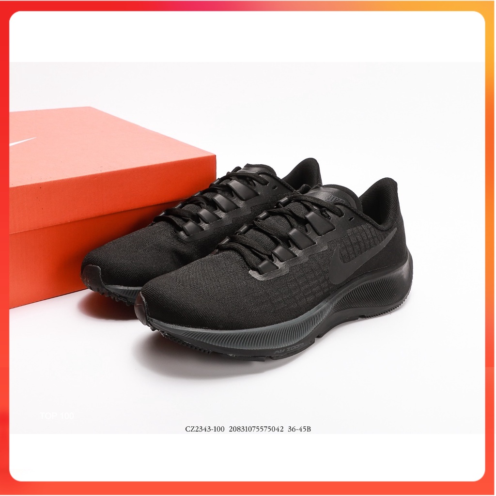 ภาพหน้าปกสินค้ารองเท้าNike Air Zoom Pegasus 37 Black รองเท้ากีฬา รองเท้าวิ่ง รองเท้าออกกำลังกาย ใส่สบาย น้ำหนักเบา นุ่ม Size.40-45