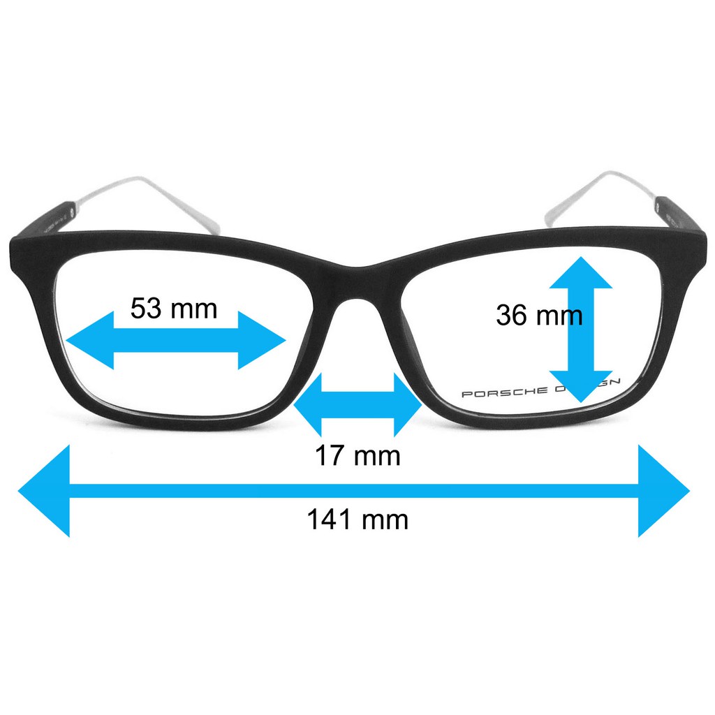 porsche-แว่นตา-รุ่น-9287-c-1-สีดำด้านขาเงิน-กรอบเต็ม-ขาข้อต่อ-พลาสติก-พีซี-เกรด-เอ-สำหรับตัดเลนส์-กรอบแว่นตา-eyeglass