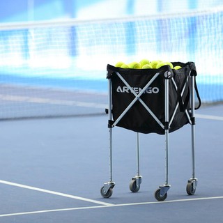 ภาพขนาดย่อของสินค้าตะกร้าใส่ลูกเทนนิส แบบมีล้อ