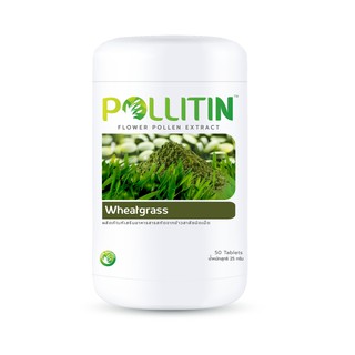 ภาพขนาดย่อของภาพหน้าปกสินค้าPOLLITIN พอลลิติน อาหารเสริม: วีทกราส Wheatgrass จากร้าน happympmofficial บน Shopee