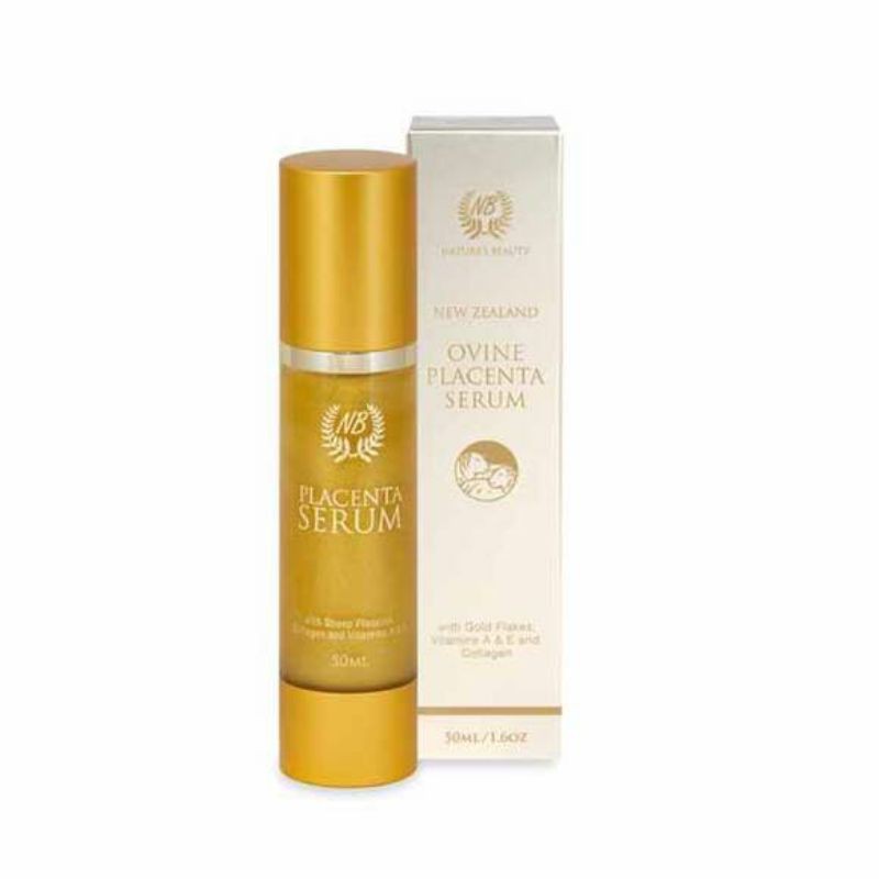 พร้อมส่ง-nature-beauty-ovine-placenta-serum-w-gold-sheep-placenta-collagen-vitamins-a-amp-e-50ml-เซรั่มรกแกะทองคำคอลลาเจน