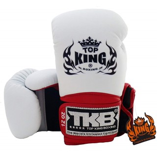 ภาพหน้าปกสินค้านวมชกมวย TOP KING Boxing gloves Black white Red Super Air Muay Thai Training Gloves Sparring gloves ซึ่งคุณอาจชอบสินค้านี้