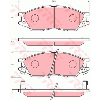 ผ้าดิสเบรคหน้า-nissan-sunny-neo-n16-b15-1-8-2000-wingroad-y11-1999-gdb7043-trw