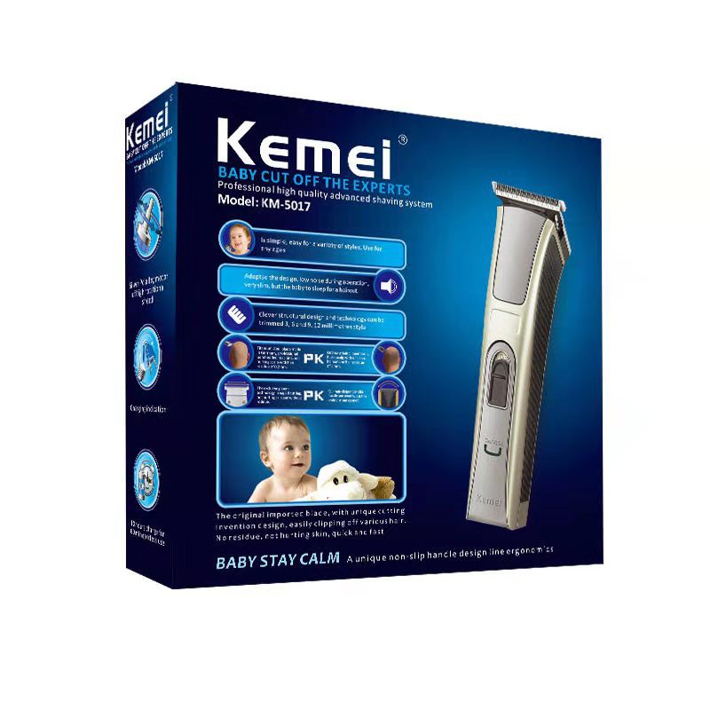 kemei-รุ่น-km-5017-ปัตตาเลี่ยนไฟฟ้าไร้สาย-พร้อมที่รองหวี-4-ชิ้น-ตัดแต่งทรงผม-โกนหนวด-เล็มเครา