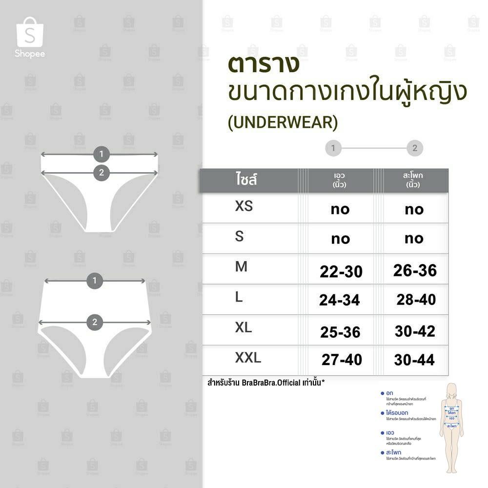 ภาพหน้าปกสินค้า𝑩𝒓𝒂𝑩𝒓𝒂𝑩𝒓𝒂 ️  p-033 กางเกงใน ไร้ขอบ ขอบเว้า จากร้าน brabrabra.official บน Shopee