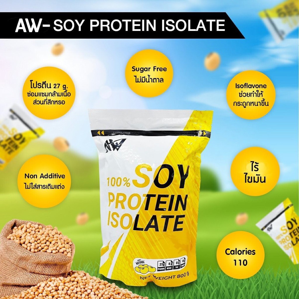 soy-isolate-ซอยโปรตีน-สำหรับคนแพ้เวย์โปรตีน-โปรตีนถั่วเหลือง-โปรตีนพืช-เวย์ถั่วเหลือง-soy-protein-เพิ่มกล้าม-ลดไขมัน