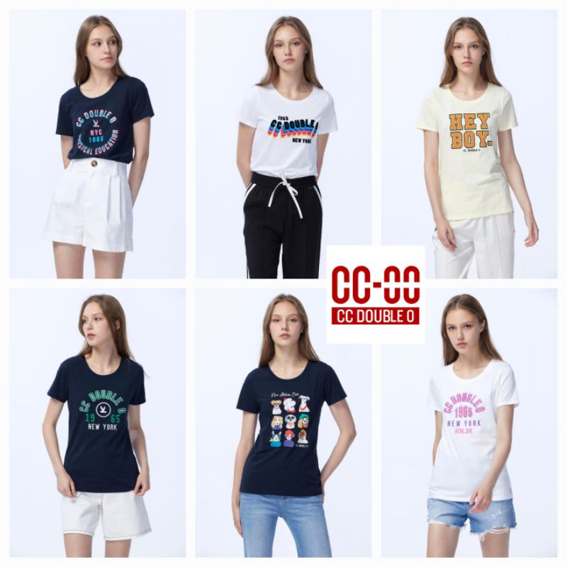 new-เสื้อยืด-ลายกราฟฟิค-cc-double-o-ของแท้-มือ1