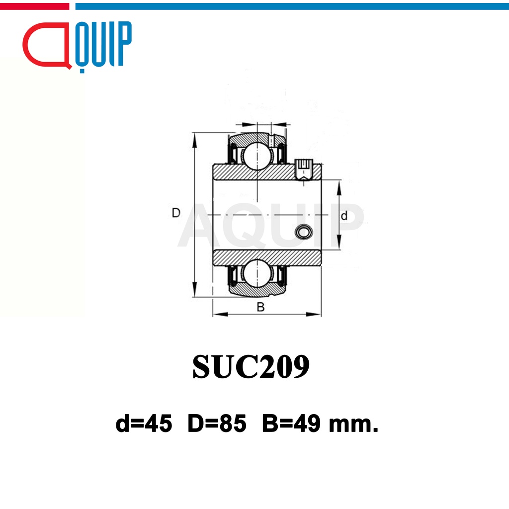 suc209-ldk-ตลับลูกปืนตุ๊กตาสเตนแลส-stainless-steel-bearing-suc-209