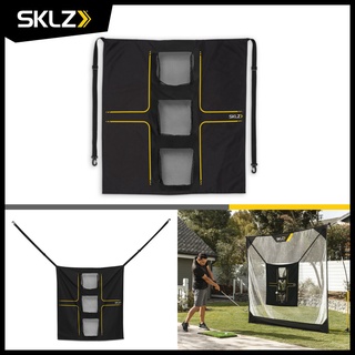 SKLZ Universal Golf Target ช่องฝึกซ้อมกอล์ฟ 3 ช่อง สำหรับแขวนกับโครง ฝึกซ้อมตีกล์อฟ (เฉพาะเป้าสีดำตรงกลาง)