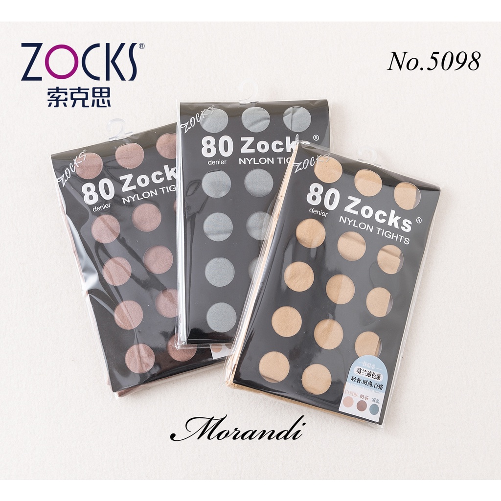 ถุงน่อง-zocks-80-denier-nylon-tights-ขาแบบถุงเท้า-สำหรับใส่กลางแจ้ง-สินค้าพร้อมส่ง