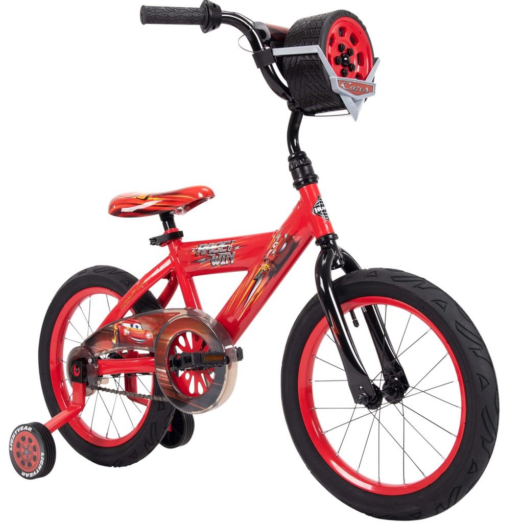 จักรยานคาร์-ขนาด-16-นิ้ว-huffy-16-in-disney-cars-3-bike-with-race-ready-tire-case