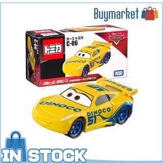 [ของแท้] Takara Tomy Di Sney Tomica Diecast Car Car Cars C-06 Cruz Ram Irez (Dinoco)