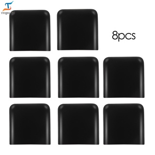 【TTLLIP】8 Pieces Air Fryer Rubber Bumpers Black Air Fryer Tray Rubber Feet Replacement Parts Silicone Accessories Rubber Non-Scratch Protective Covers For Air Fryer Grill Pan