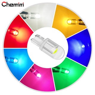 5 ชิ้น หลอดไฟ Led T10 168 194 501 W5W Cob สําหรับรถยนต์ เกจวัดบูส ไฟหรี่ ไฟส่องป้าย ไฟวัดบูส ไฟเพดาน 360องศา 12V 6000 K