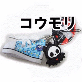 แท้ 100% จากญี่ปุ่น พวงกุญแจ สายเชือก Skel Animals Sneaker With Strap Mascot Cell Phone Strap (Bats Diego)