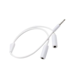 3.5mm Earphone Audio Splitter Headset Adapter Cable Y Splitter Audio Cable 1 Male Jack 2 Dual Female