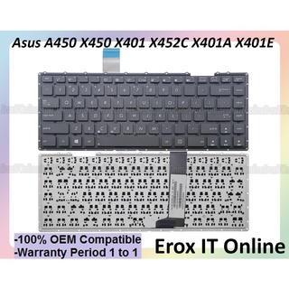คีย์บอร์ดแล็ปท็อป สําหรับ Asus K450L X401 X401A A450V A450 A450C A450L K450 X401U X450C Y481 X450 X452L Series 13GN4O1AP030-1