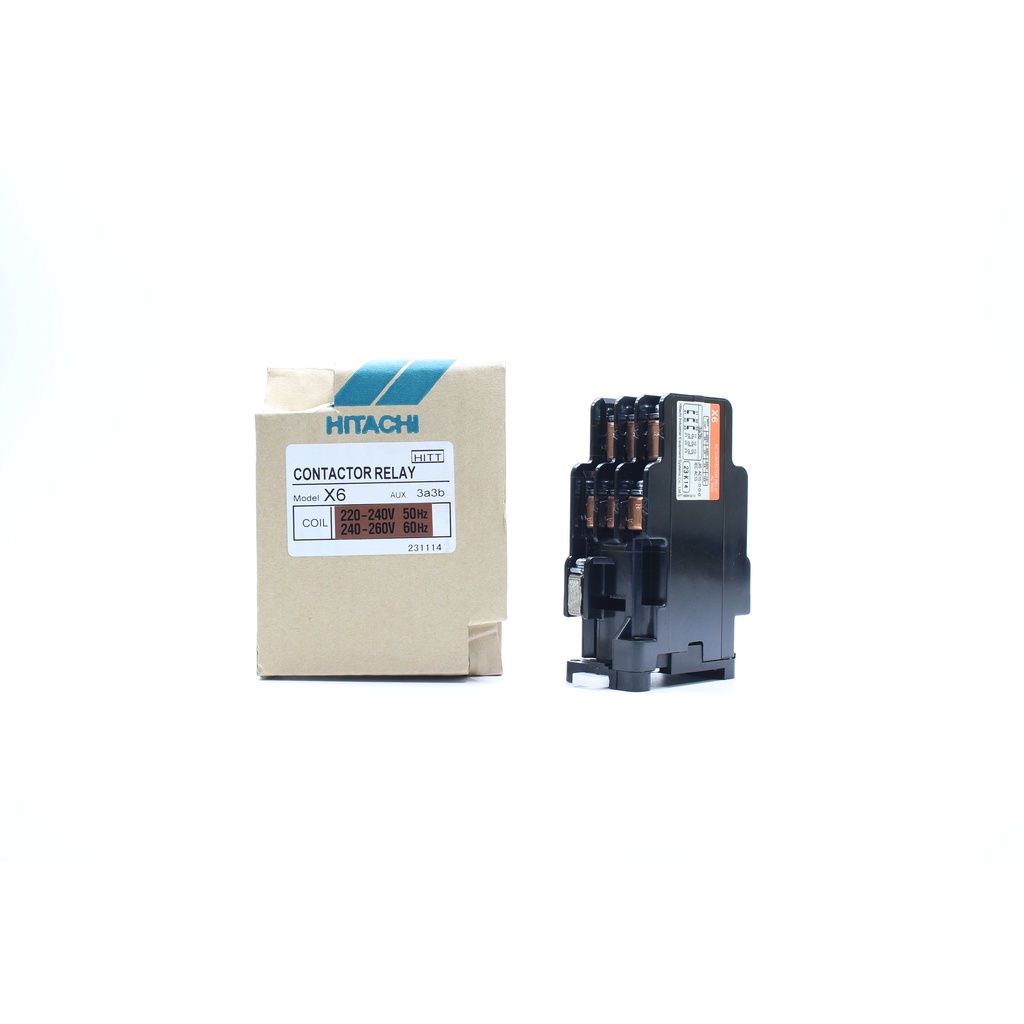 x6-hitachi-x6-ac-contactor-relay-hitachi-คอนแทกเตอร์-ฮิตาชิ-x6-3a3b-hitachi-x6-hitachi-contactor-relay