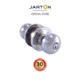 JARTON ลูกบิดห้องทั่วไป หัวจัน สี SSPS จานใหญ่ ปลอดภัย แข็งแรง ทนทาน สามารถทำระบบมาสเตอร์คีย์ได้ รุ่น101010