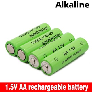 ราคาและรีวิวถ่านอัลคาไลน์ชนิดชาร์จได้ AA 1.5V Alkaline rechargeable battery