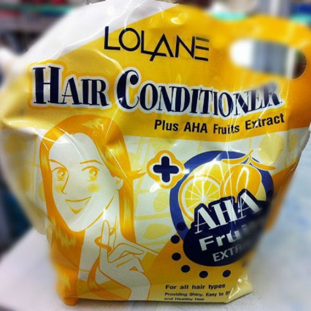 ครีมนวดผม-โลแลน-ผสมสารสกัด-aha-จากผลไม้-lolane-coditioner-แบบถุง-2700ml