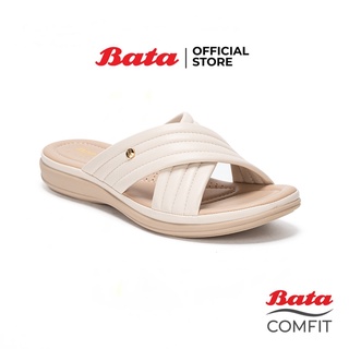 ภาพหน้าปกสินค้าBata Comfit บาจา คอมฟิต รองเท้าเพื่อสุขภาพ รองเท้าแตะเพื่อสุขภาพ รองเท้าแตะ รองเท้าเสริมสุขภาพ สูง 1 นิ้ว สำหรับผู้หญิง รุ่น Talon สีครีม 6611634 ที่เกี่ยวข้อง
