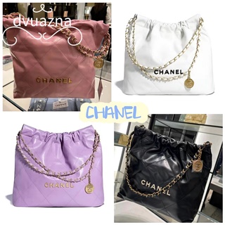 💯ของแท้ CHANEL 22BAG series กระเป๋าสะพายข้างความจุขนาดใหญ่กระเป๋าสะพายข้าง / ขนาดกลาง