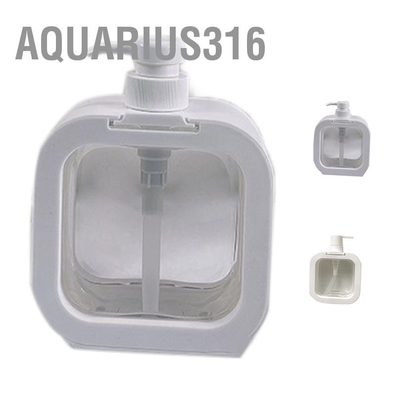 aquarius316-ขวดปั๊มโลชั่นเปล่า-แบบใส-ไร้กลิ่น-รีฟิลได้-pet-500-มล-สําหรับเดินทาง