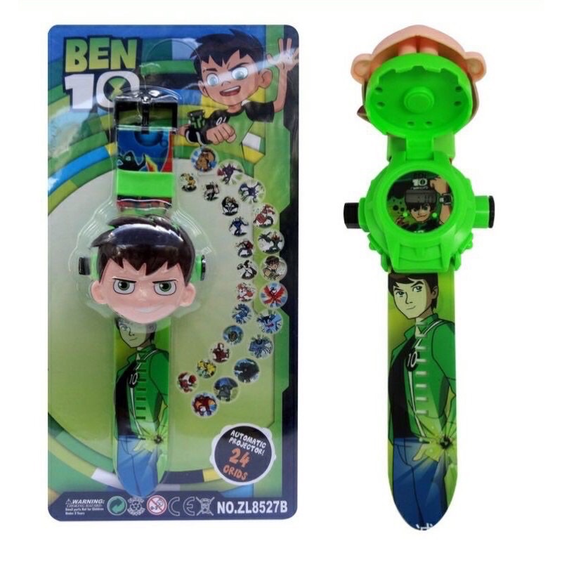 นาฬิกาเด็กชาย-นาฬิกาเบนเทนฉายภาพได้-ben10watch