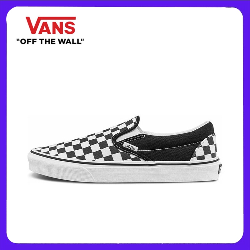 ภาพหน้าปกสินค้าข้อเสนอพิเศษ Vans Old Skool Slip On รองเท้าลำลองสำหรับบุรุษและสตรี