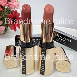 แท้💯 Bobbi brown luxe lipstick 3.5g สี cranberry, plaza peach, claret