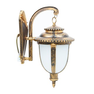 Outdoor branch lights OUTDOOR WALL LIGHT CARINI DL5031L ALUMINIUM/GLASS CLASSIC ANTIQUE BRASS External lamp Light bulb ไ