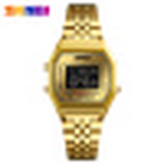 SKMEI Women Gold Watch Luxury Waterproof Sport Watches Stainless Steel Fashion Casual Wristwatch Clock relogio feminino