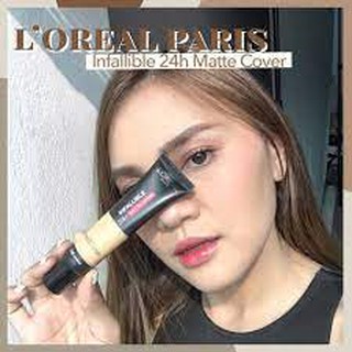 แบ่งขาย1-5g เลือกแพคเกจได้ แบ่งขายทุกสี รองพื้นคุมมันสุดปัง LOREAL INFALLIBLE 24H MATTE COVER