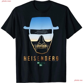 photo man เสื้อ Breaking Bad Heisenberg Desert Horizon Outline T-Shirt เสื้อยืด women