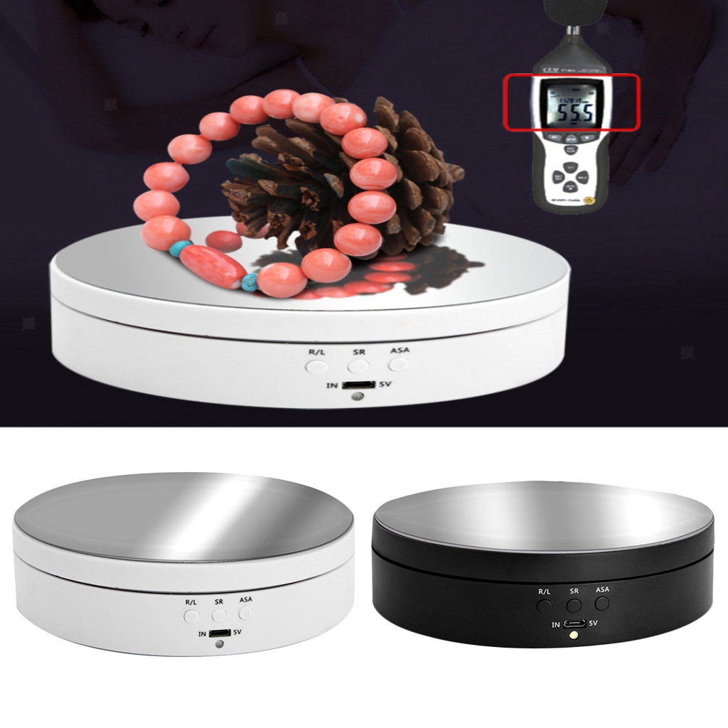 360-degree-electric-rotating-mirror-display-stand-plastic-turntable-electric-rotating-display-stand