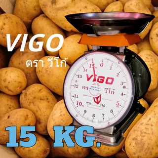 Stainless แท้ เครื่องชั่ง VIGO 15 กิโล จานกลม