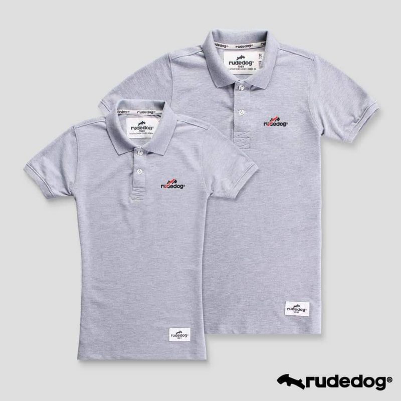 rudedog-เสื้อโปโลสีเทา-รุ่น-flashing-ราคาต่อตัว