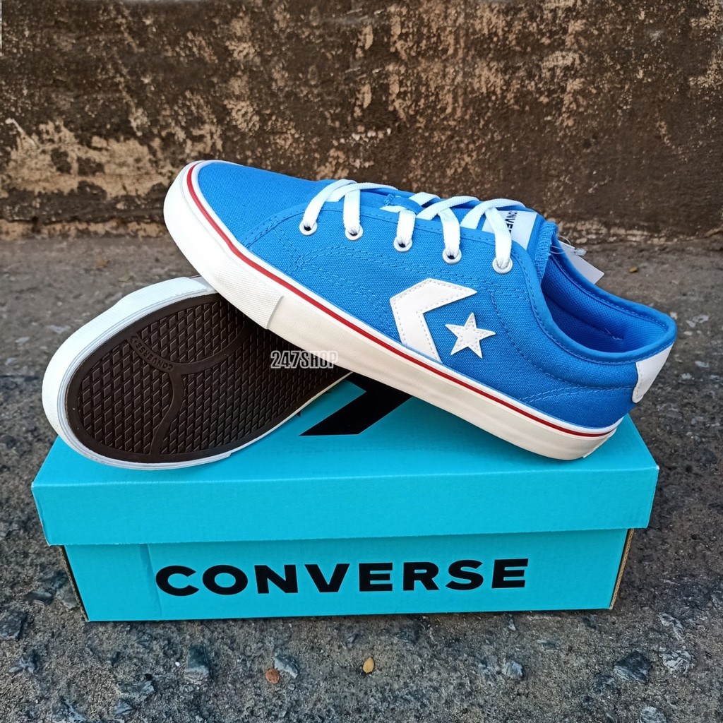 รองเท้าผ้าใบ-คอนเวิร์ส-converse-star-replay-ox-blue-16-4064cu9bl-รองเท้าคอนเวิร์ส-พร้อมส่ง