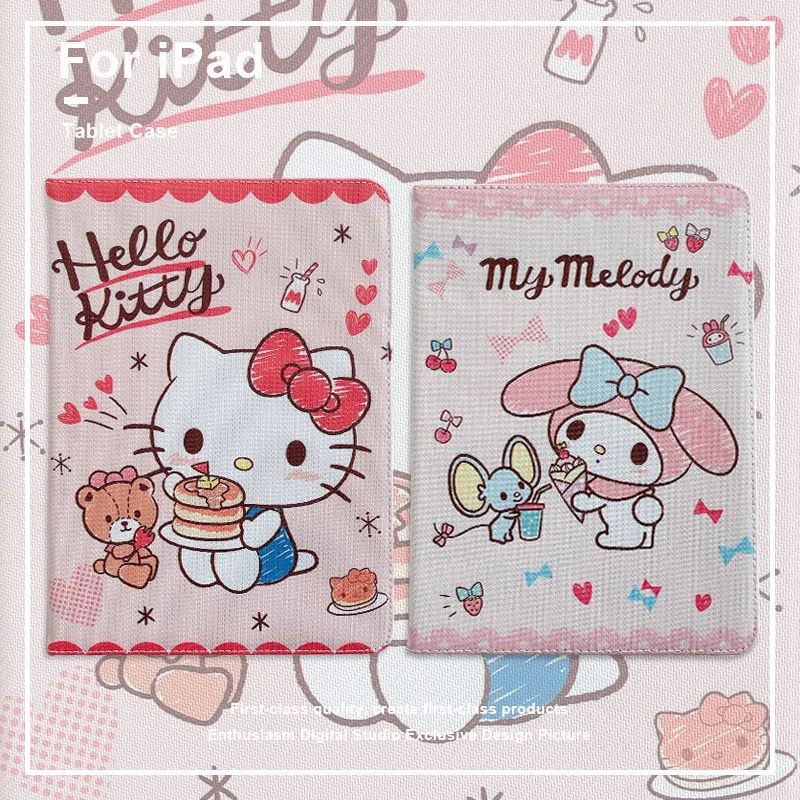 เคสไอแพด-เคสipad-melody-hello-kitty-cute-10-2-gen7-gen5-2019-ipad-gen8-เคสไอแพด-gen6-2019-air4-10-5-11pro2020-mini-case