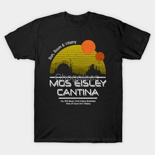 คอลูกเรือเสื้อยืดคอกลมขายดี เสื้อยืดลําลอง แขนสั้น พิมพ์ลาย Mos Eisley Cantina สไตล์วินเทจ สําหรับผู้ชาย FOcaen47FPjlcj6