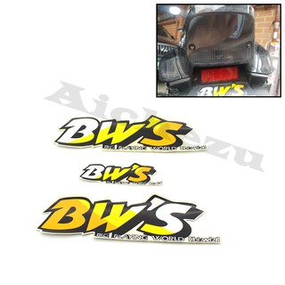 Acz สติกเกอร์โลโก้ BWS สําหรับติดตกแต่งรถจักรยานยนต์ สกูตเตอร์ Yamaha BWS50