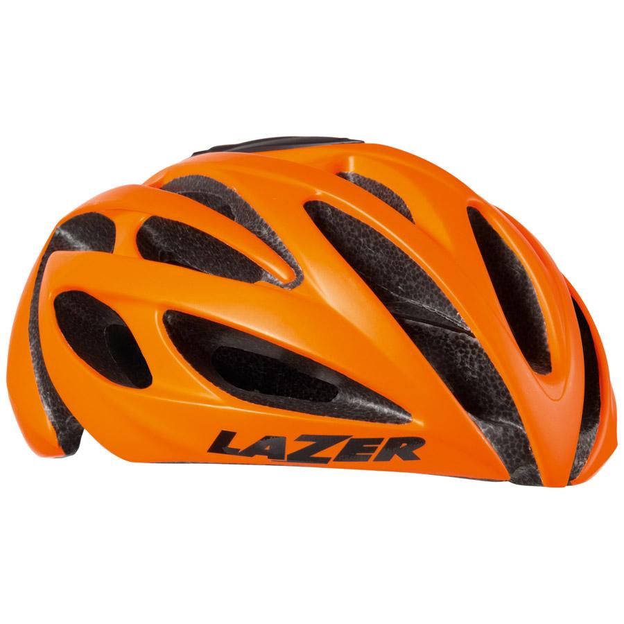 【ลดล้างสต๊อก!!】หมวกจักรยาน LAZER O2 สีด้าน Orange Matt ของแท้ 100% ...