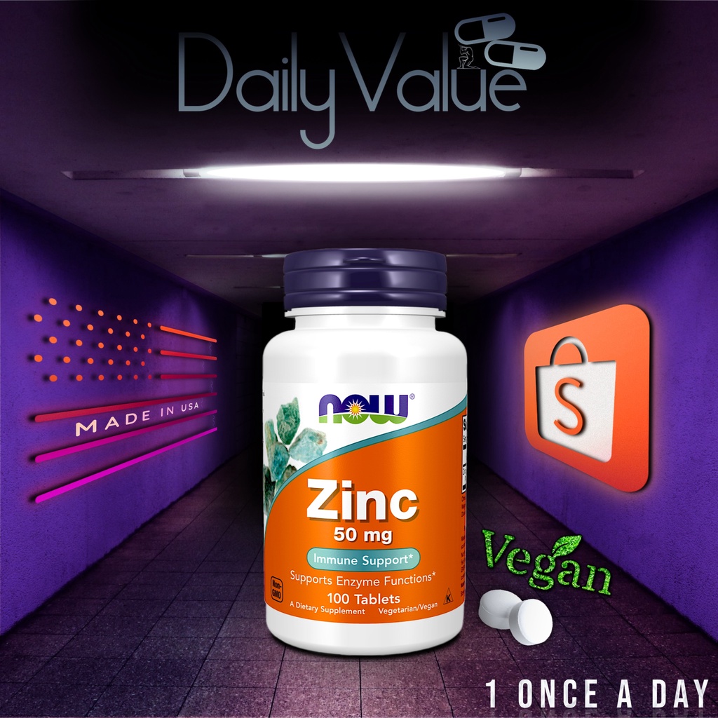 สังกะสี-zinc-gluconate-50-mg-100-250-tablets-by-now-foods