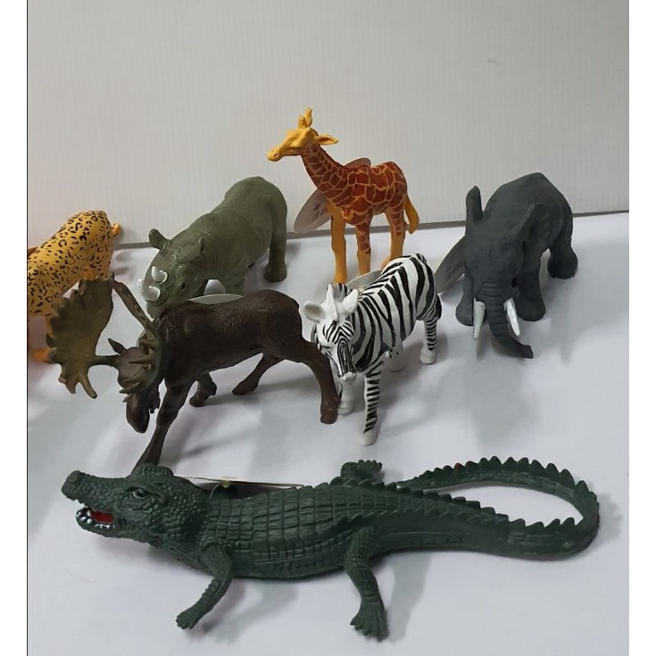 firstbuy-โมเดล-สัตว์ป่า-jungle-animals-12-ชนิด-ยางนิ่ม-ขนาด-10-15-ซม-คละไซส์-ขายยกกล่อง