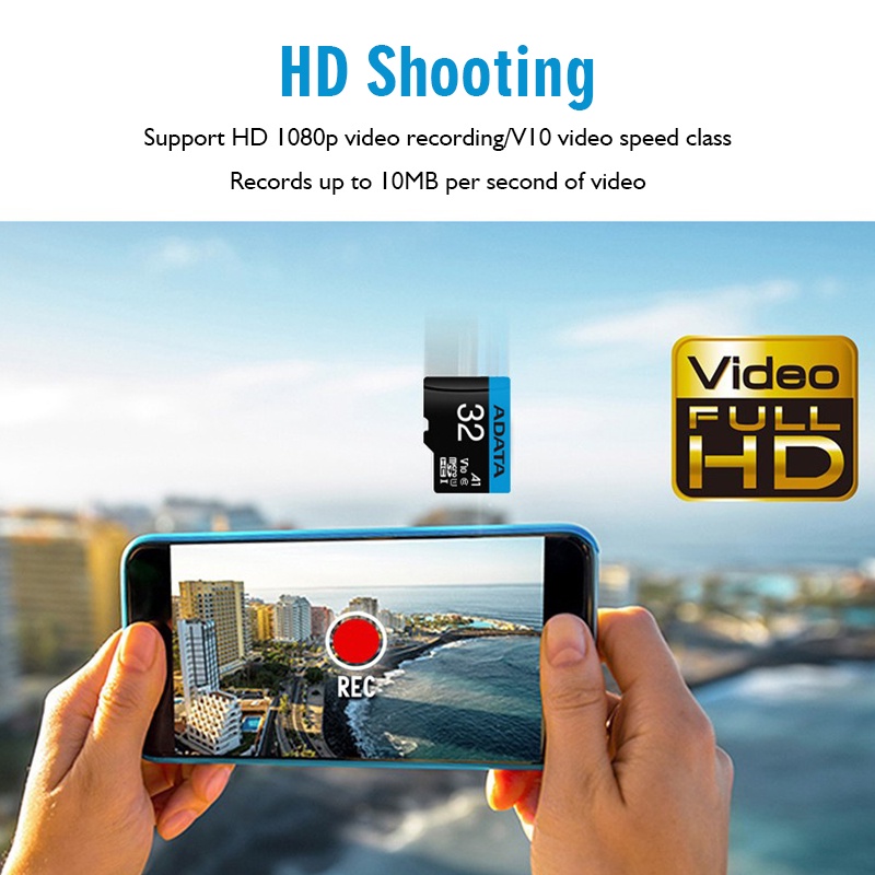 adata-เมมโมรี่การ์ด-micro-sd-card-32-64gb-สำหรับกล้องวงจรปิดไร้สาย-กล้อง-โทรศัพท์มือถือ-การ์ดความจำ