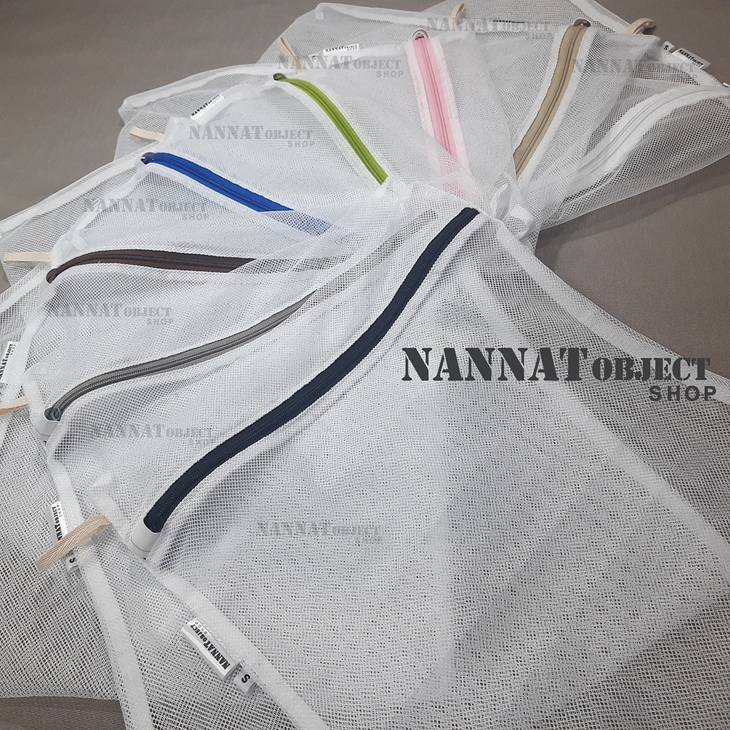 ถุงซักผ้า ถุงซักถนอมผ้า Mesh Laundry Bags, Multiuse laundry bag set มี8สี มี4ไซส์ Shopee Thailand