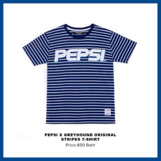 STRIPSE T-SHIRT PEPSI X GREYHOUND ORIGINAL