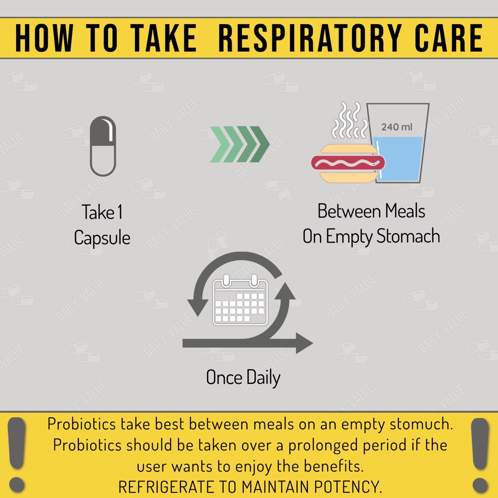 ภาพสินค้าโปรไบโอติก / Probiotic 12 Billion Respiratory Care 60 Caps by NOW FOODS จากร้าน dailyvalue บน Shopee ภาพที่ 2