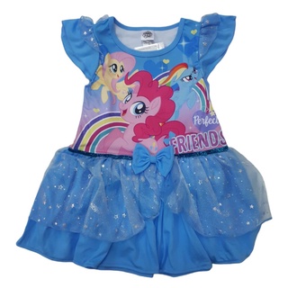 เสื้อผ้าเด็กลายการ์ตูนลิขสิทธิ์แท้เด็กผู้หญิง ชุดกระโปรง ชุดเดรส My Little Pony MLP215-31 มายลิตเติ้ลโพนี่ BestShirt